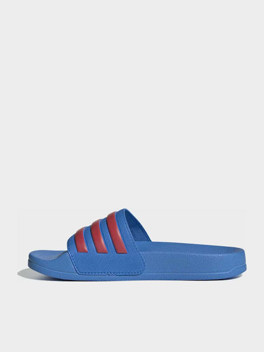 Kids' Flip Flops Slides Blue Adilette Shower