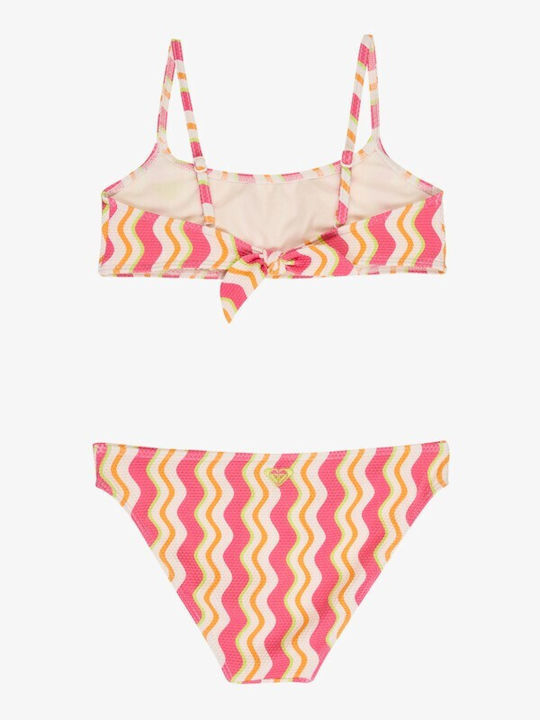 Roxy Bold Waves Παιδικό Μαγιό Μπικίνι Papaya Bold Waves