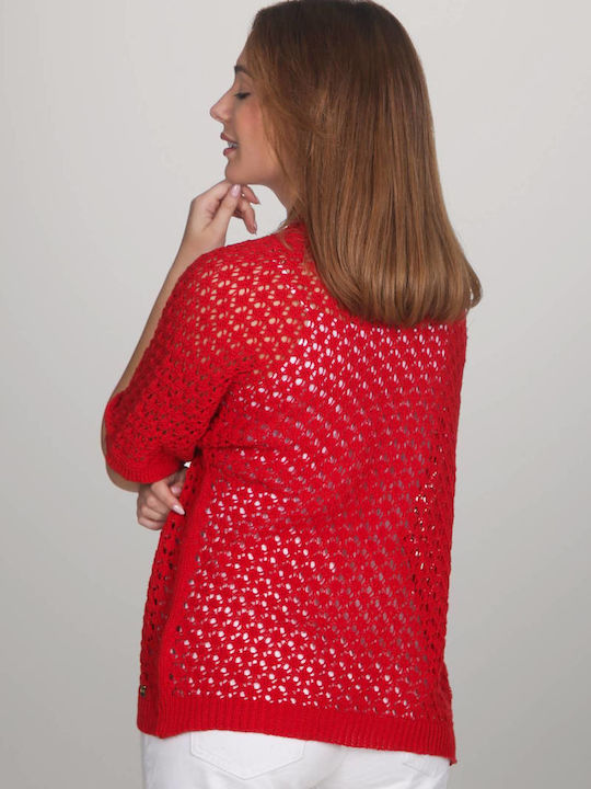 Women's Cardigan Red