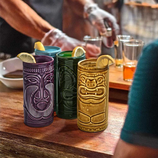 Mikamax Set 4 Tiki Becher Tropische Cocktails Mm04070