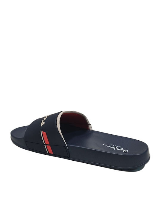 Men's Anatomic Blue Slides