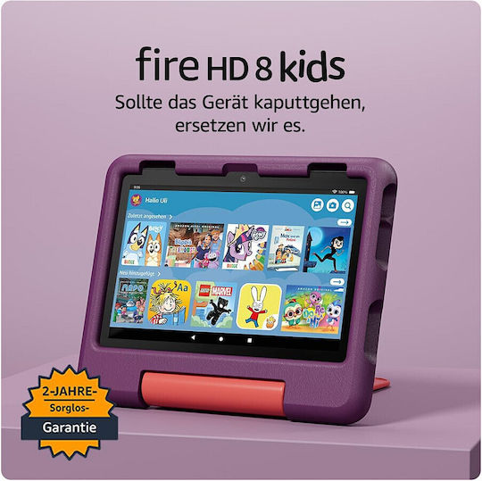 Amazon Fire HD 8 Kids (2024) 8" Таблет Лилав (3GB/32GB)
