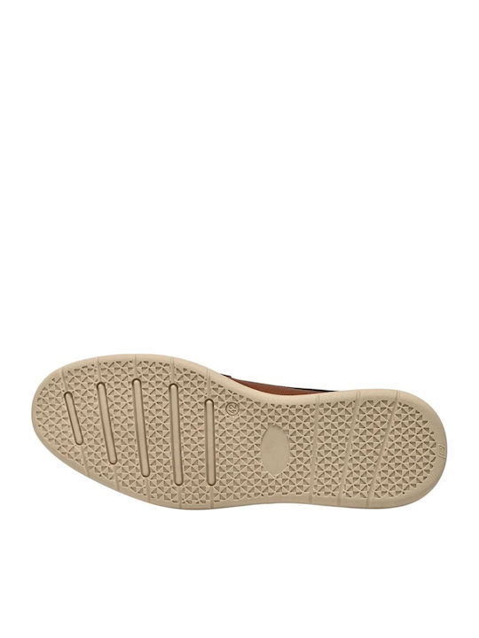 Leather Men's Casual Shoes Tabac Brown