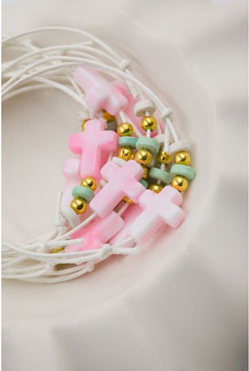 Kymi Christening Charm White Bracelet 50 Pieces
