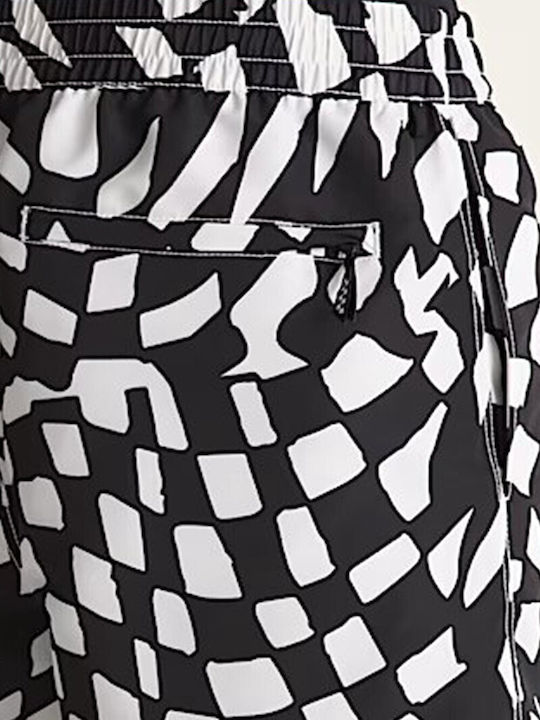 Primary Ανδρικό Μαγιό Σορτς Black/white με Σχέδια