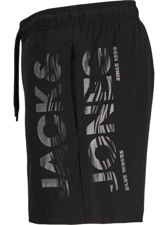 Jack & Jones Costum De Baie Pentru Copii Pantaloni Scurți De Înot Negri
