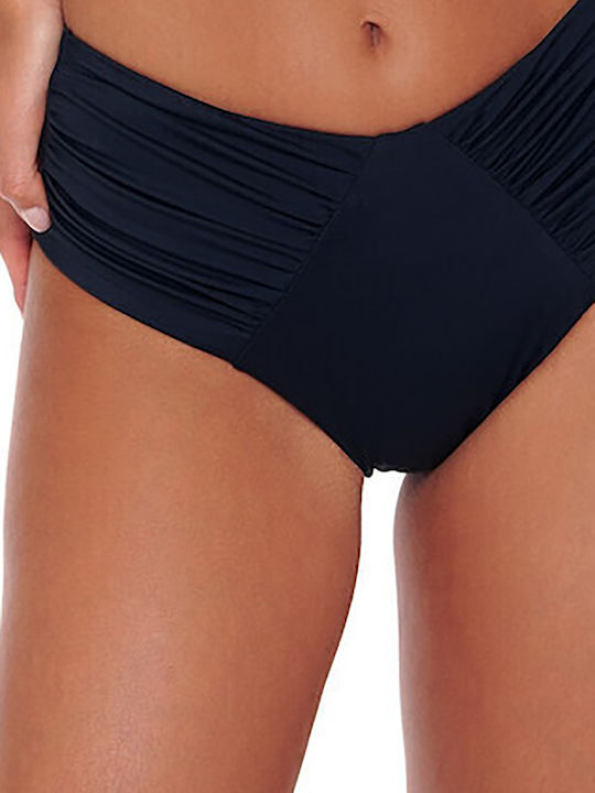 Bikini Slip Ψηλόμεσο Μαύρο