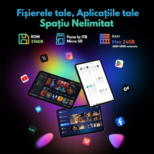 2-in-1 13.4" Tablet (6GB/256GB) Γκρι