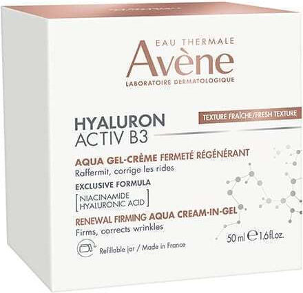 Eau Thermale Avène Hyaluron Activ B3 Face Gel for Anti-Aging & Firming with Hyaluronic Acid & Niacinamide 50ml