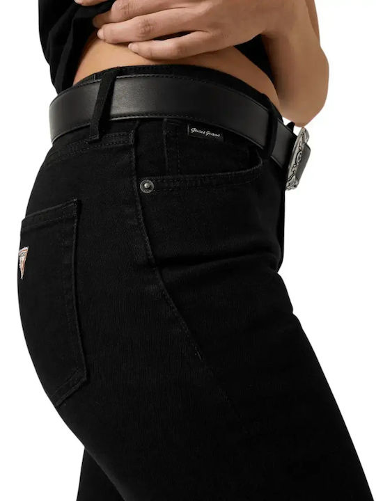 High Rise Women's Jean Pants in Skinny Fit Black
