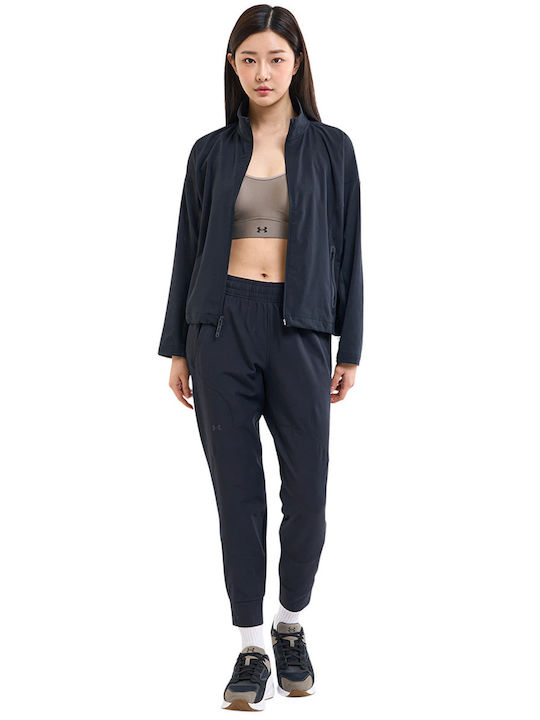 Unstoppable Παντελόνι Φόρμας με Λάστιχο Fleece Black