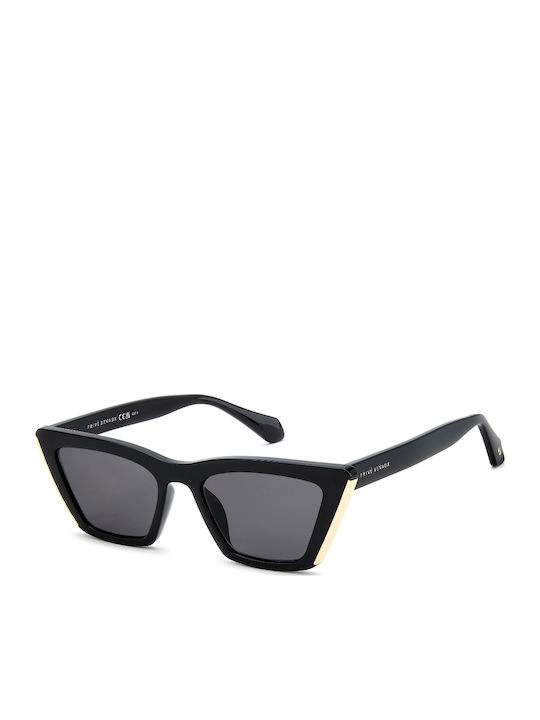 Prive Revaux Unisex Sunglasses with Black Frame and Black Lens