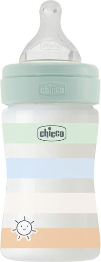 Chicco Πλαστικό Μπιμπερό Κατά των Κολικών με Θηλή Σιλικόνης για 0+ μηνών Μπλε 150ml
