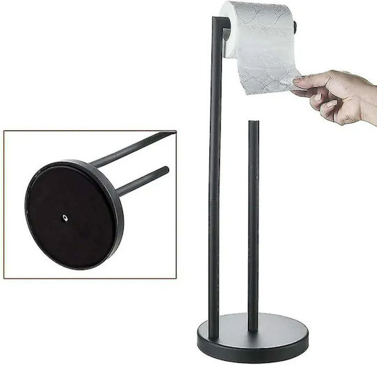 Metallic Toilet Brush Black