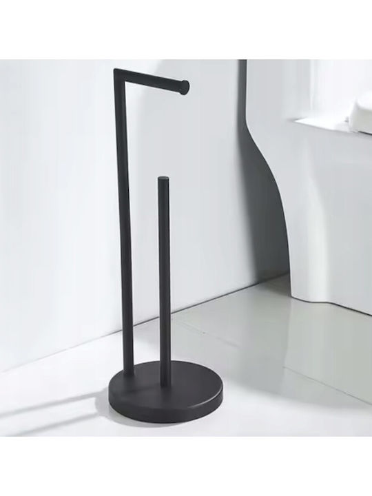 Metallische Toilettenbürste Badezimmer Schwarz