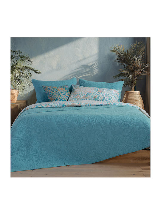 Nef-Nef Homeware Charisma Шалте Υπέρδιплο Синьо 230x240cm
