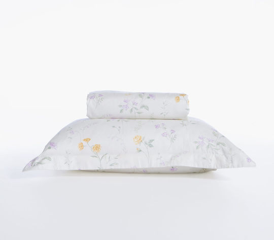 Nef-Nef Homeware Rozaria Κουβερλί Υπέρδιπλο από Πολυεστέρα Εκρού 240x230cm