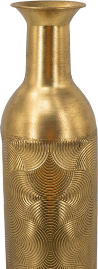 Artekko Decorative Vase Metallic Nyx Gold Diameter 14xHeight 59cm
