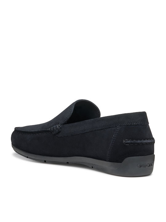 Siron Δερμάτινα Ανδρικά Loafers σε Μπλε Χρώμα