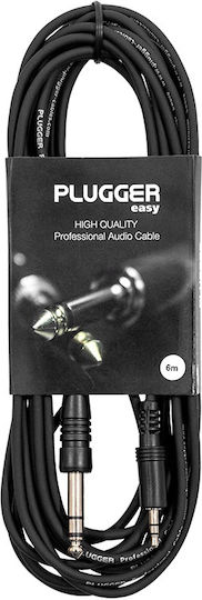 Cablu Jack 3,5 Stereo Jack 6,35 Stereo Lungime 6 M