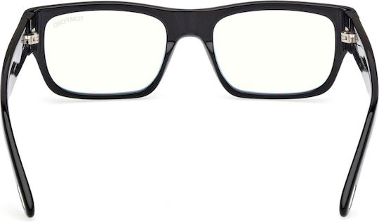 Tom Ford Ft6034-b 001 Eyeglass Frames 54 Size 54 Mm