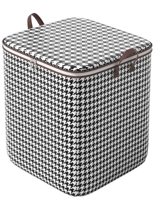 Alista Home Cutie de Depozitare Din Țesătură Cu Capac Neagră 56x45x56cm