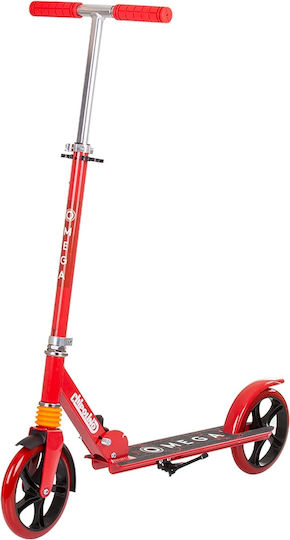 Chipolino Kids Scooter Foldable Omega 2-Wheel for 8+ Years Red