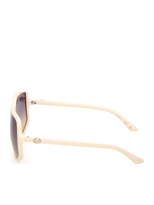 Guess Ochelari De Soare Unisex Cu Ramă Metalică Bej Și Lentile Gri Degrade GS00257-25B