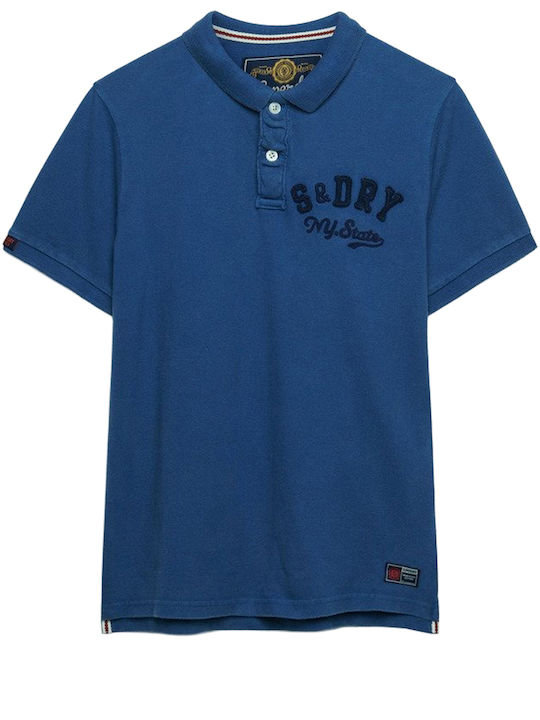 Polo Blouse Blue