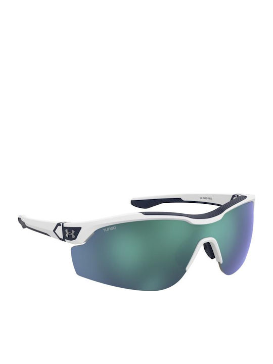 Under Armour Pro 2 Ochelari De Soare Pentru Bărbați Cu Culoare Albastră A Sceletului Și Culoare Albastră A Lentilei