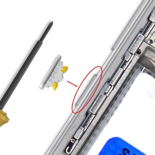 Samsung Replacement Power Button Galaxy A34 5g Service Pack Silver
