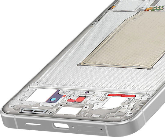 Samsung Original Central Chassis Galaxy S25 Fe Service Pack White