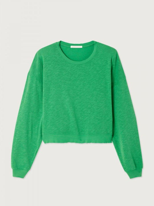 Women's Cotton Green Blouse