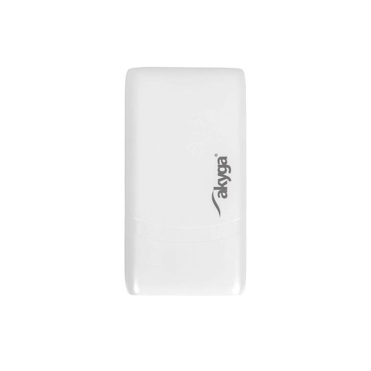Akyga Mobile Phone Charger Without Cable GaN with USB-A Port and USB-C Port 65W Power Delivery / Quick Charge 3.0 / Quick Charge 4+ White (AK-CH-31)