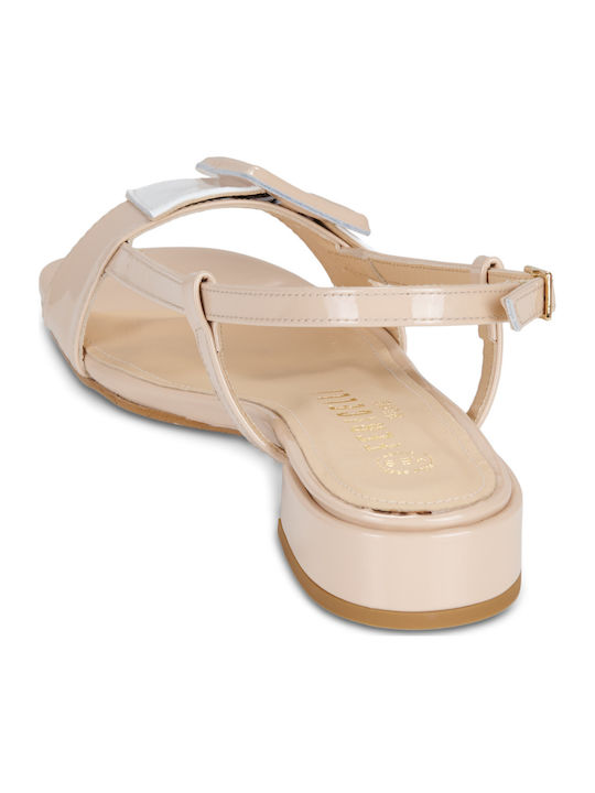Sandale Bej Panila Fesan01 Blanco-Nude