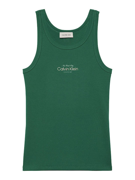 Women's Cotton Sleeveless Top Green