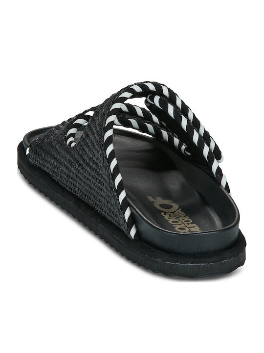 Women's Flat Sandals Black