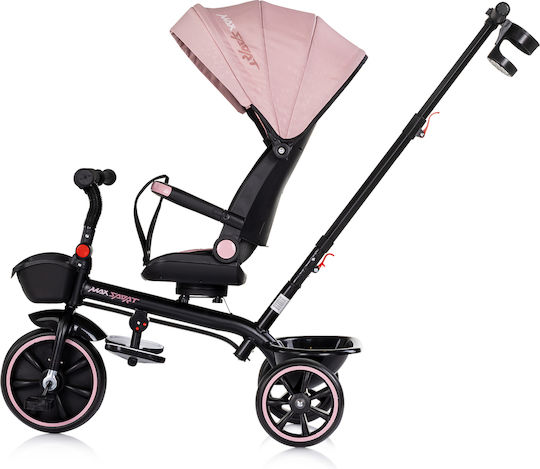 Chipolino Max Sport with Parental Handle Powder Pink