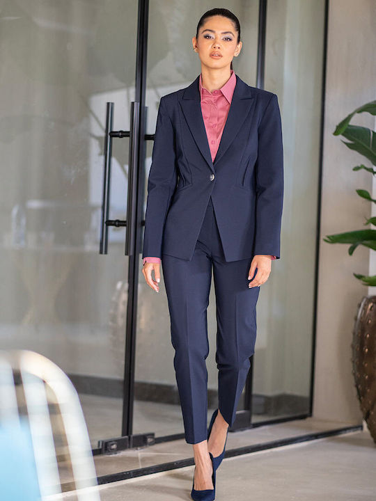Hermosa Hermosa Damen Blazer Marineblau