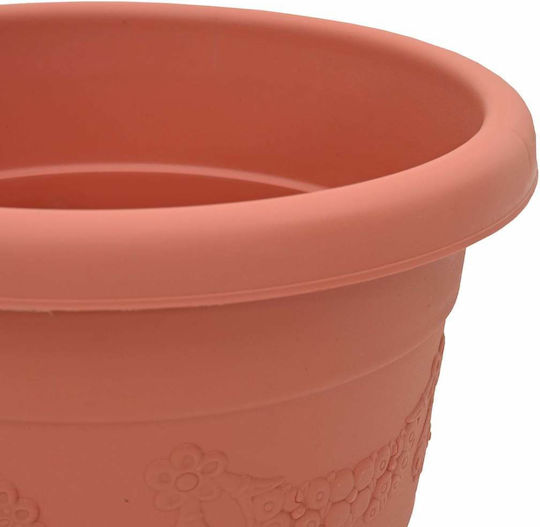 vidaXL Set Of 24 Plastic Flower Pots Red Clay vidaXL Set Of 24 Plastic Flower Pots Red Clay