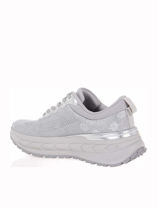 Logo Women's Sneakers Silver