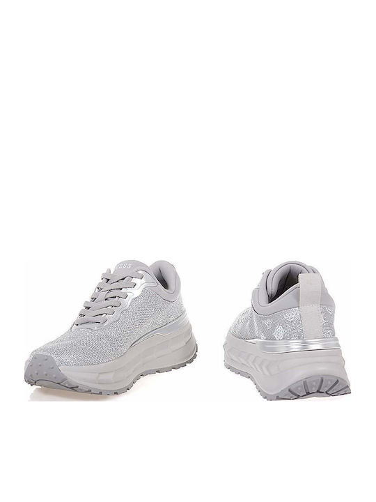 Logo Women's Sneakers Silver