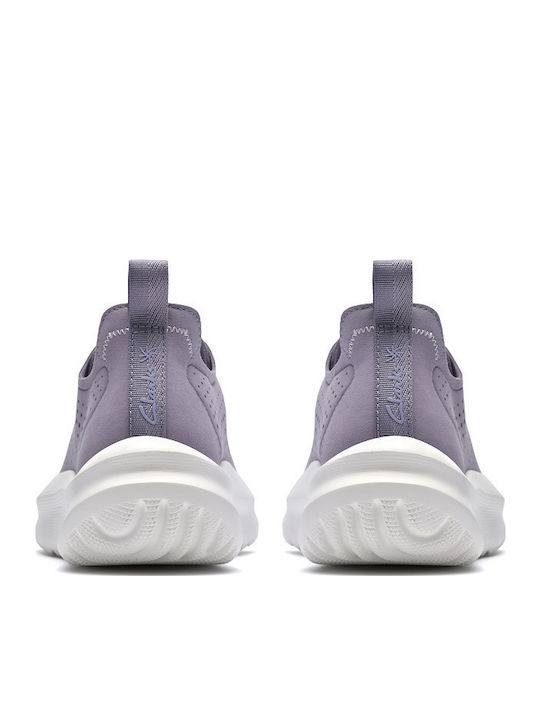 Solevana Tie Frauen Sneakers Lila Grau