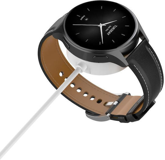 Usb-a Зарядно за Xiaomi Watch S4 / S3 / S2 Бял