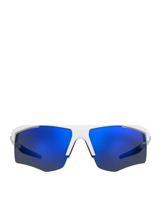 Under Armour Ochelari De Soare Pentru Bărbați Cu Culoarea Albastră A Sceletului Și Culoarea Albastră A Lentilei