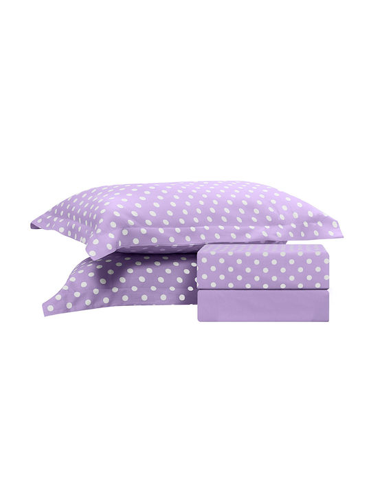 Beauty Home Art 10101 Fancy Σετ Κουβερλί Μονό Λιλά 160x230cm 2τμχ 10101ΚΛΜΟ-Λιλά