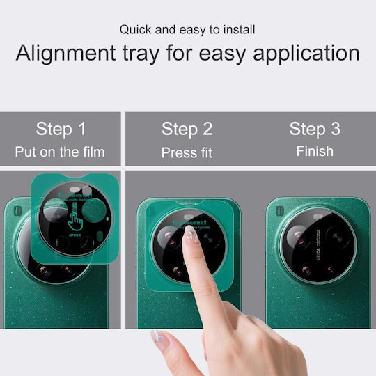 Imak Mobile Camera Protector Tempered Glass Black for Xiaomi 17 Ultra 5g