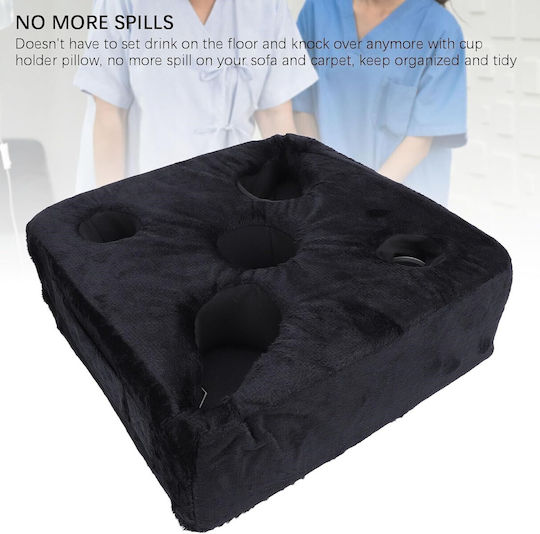 Μαξιλάρι Καναπέ Κήπου Black 32x32εκ.