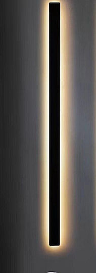 Home Lighting Lineax Wall Lamp with Integrated LED Black 5cm