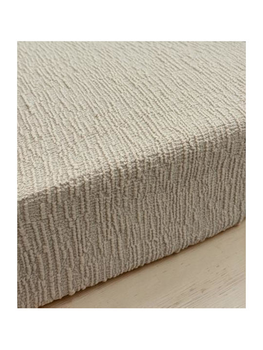 Linea Home City Elastic Cover for Two Seater Sofa Beige